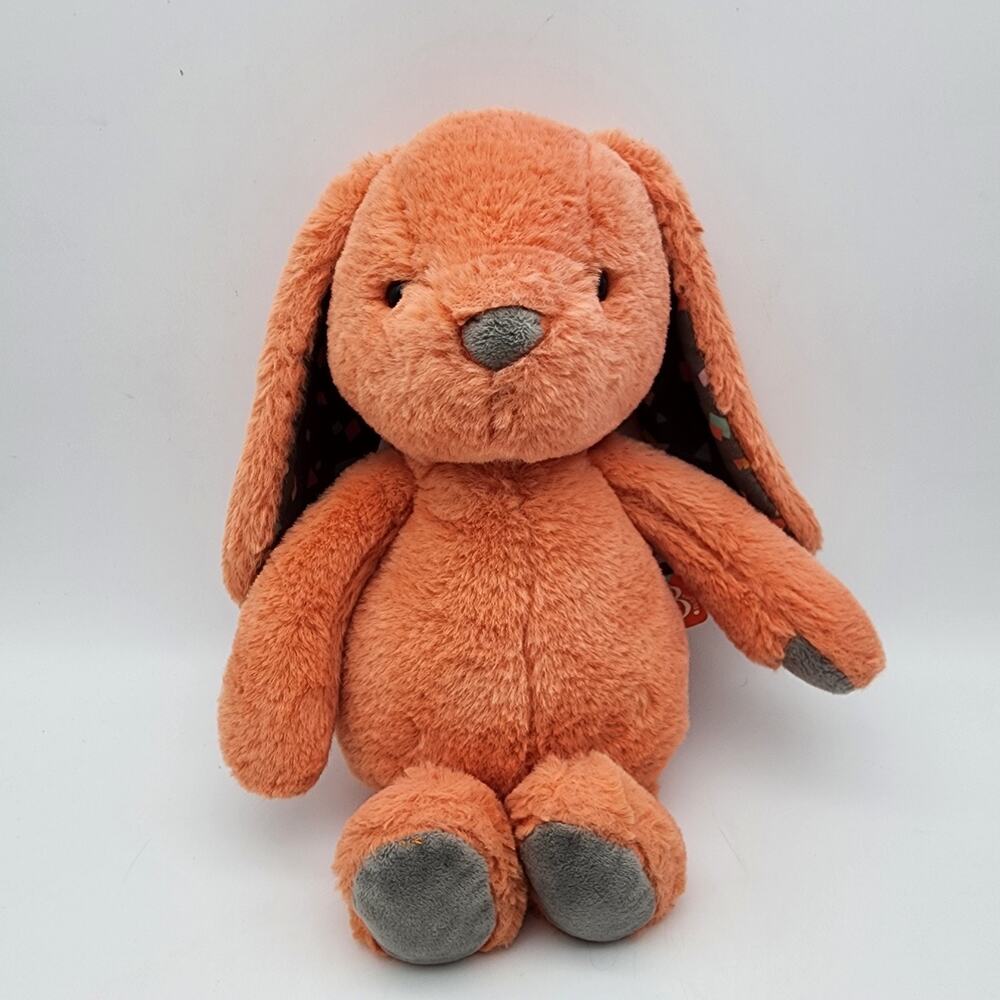 B. Softies Coral Bunny Rabbit Plush Stuffed Animal Toy 12" Confetti Floppy Ears